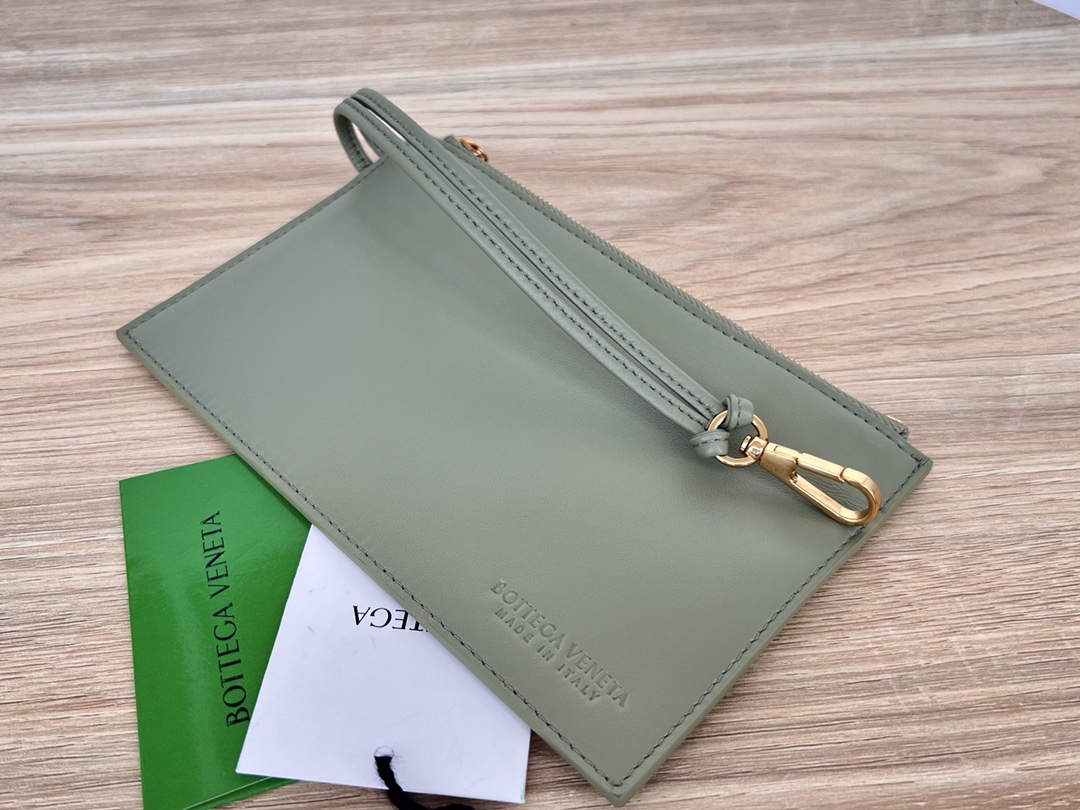 Mini Cabat Intreccio Leather Tote Grey Green